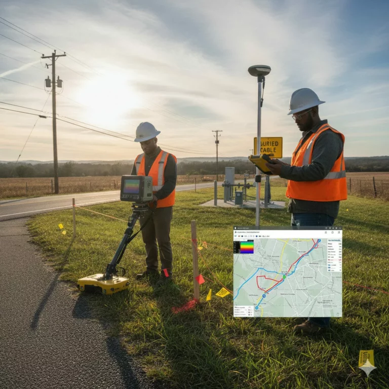 Route line & utility location surveys